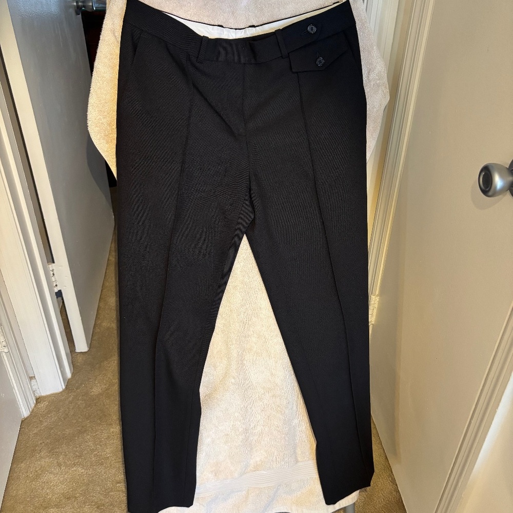 Celine black grain de poudre slacks FURTHER REDUCTION 40–